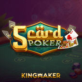 5 Card Poker - tongits real money casino card game